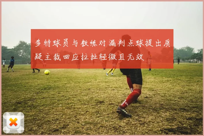 多特球员与教练对漏判点球提出质疑主裁回应拉扯轻微且无效